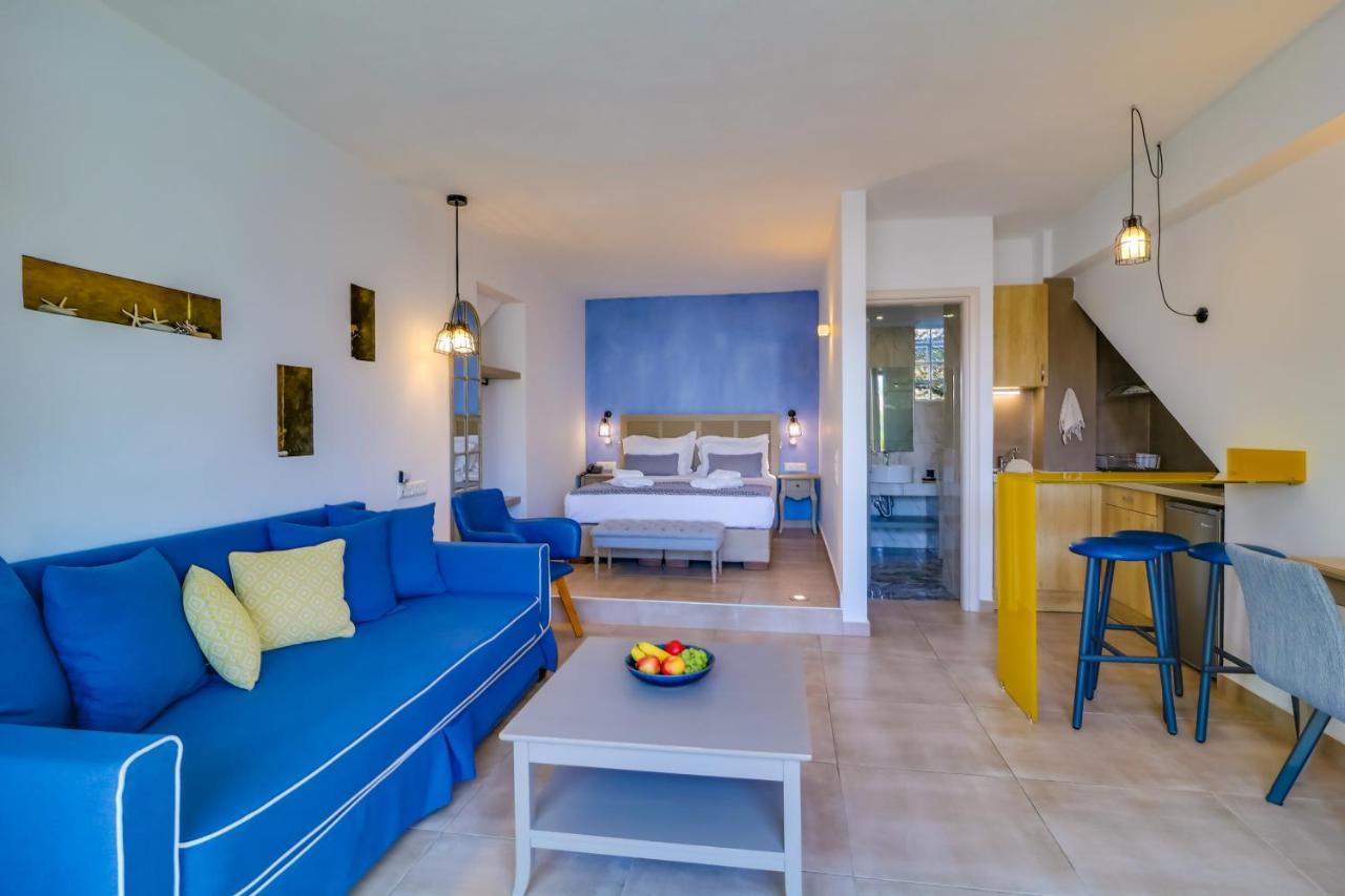 Theros Villas & Suites Chrysi Ammoudia Luaran gambar