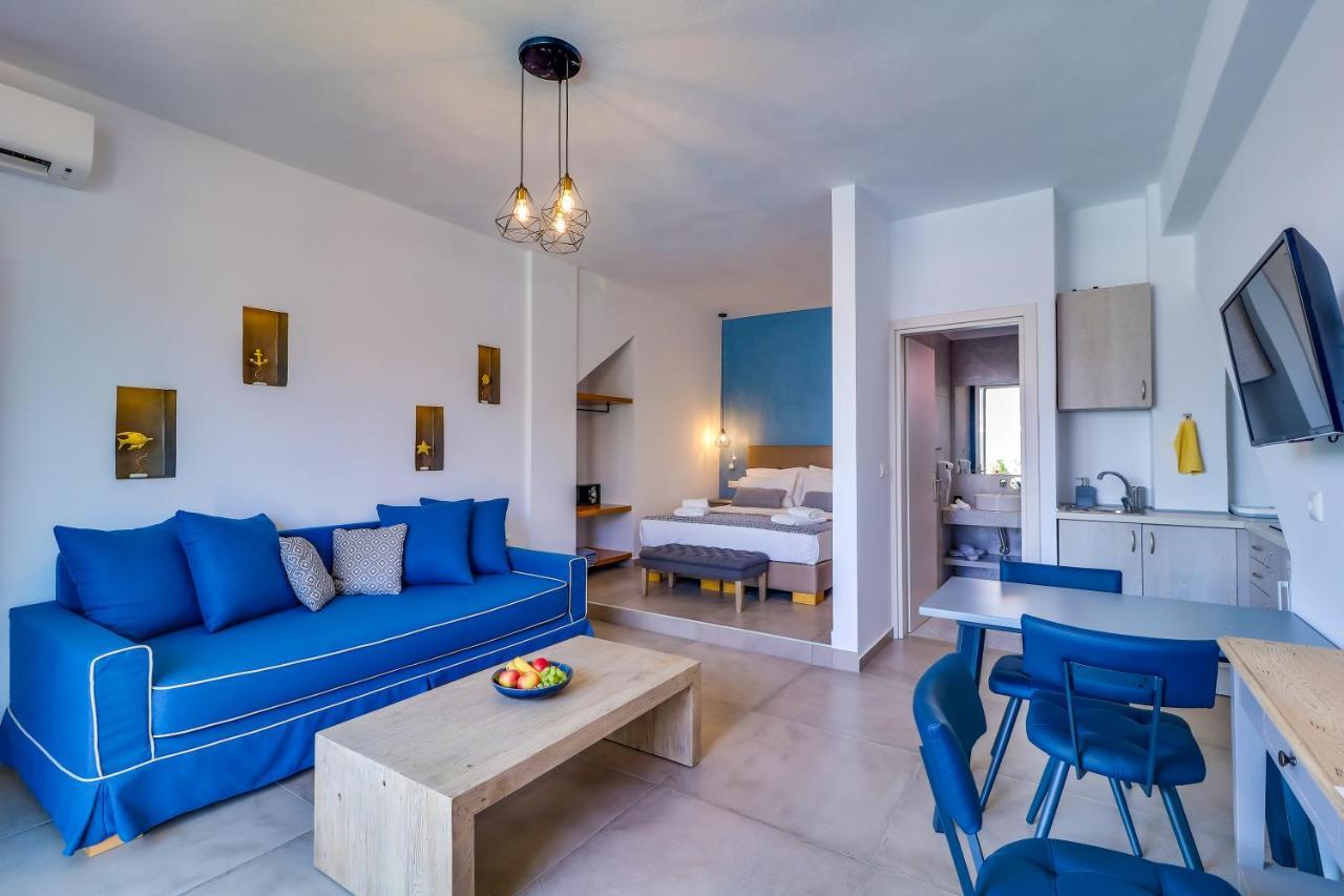 Theros Villas & Suites Chrysi Ammoudia Luaran gambar